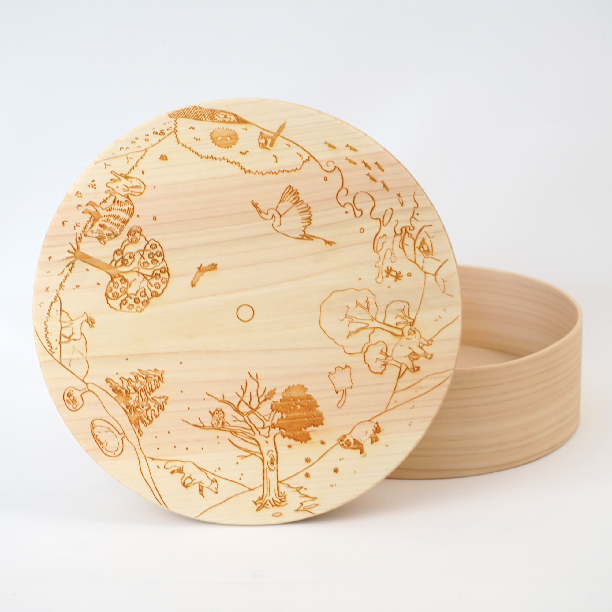 Naturmönster Handgjord Bentobox - Tokyo Magewappa