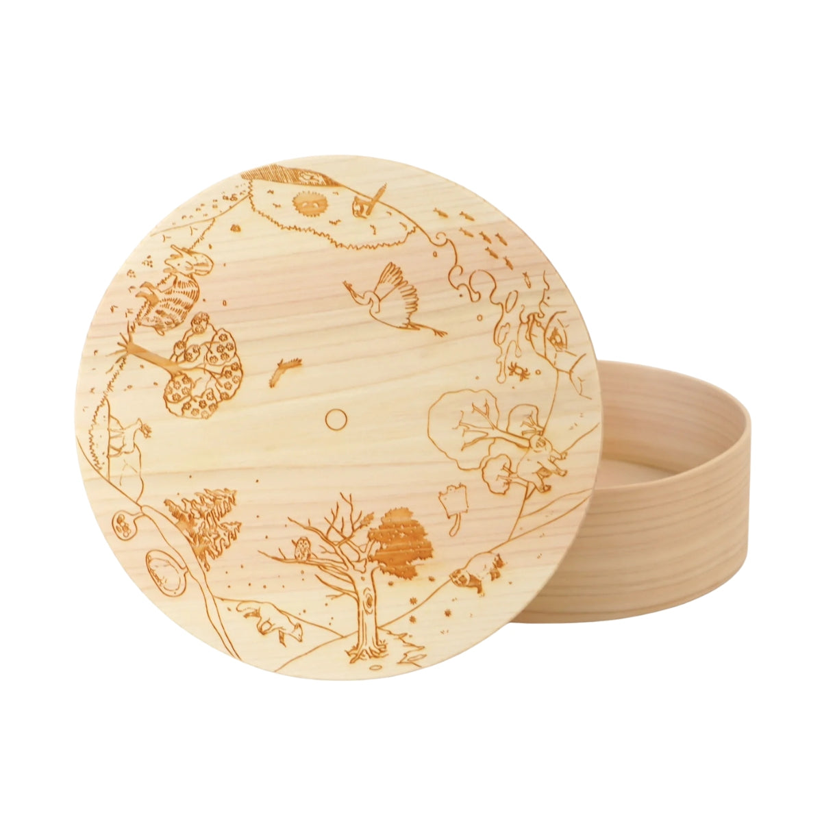 Naturmönster Handgjord Bentobox - Tokyo Magewappa