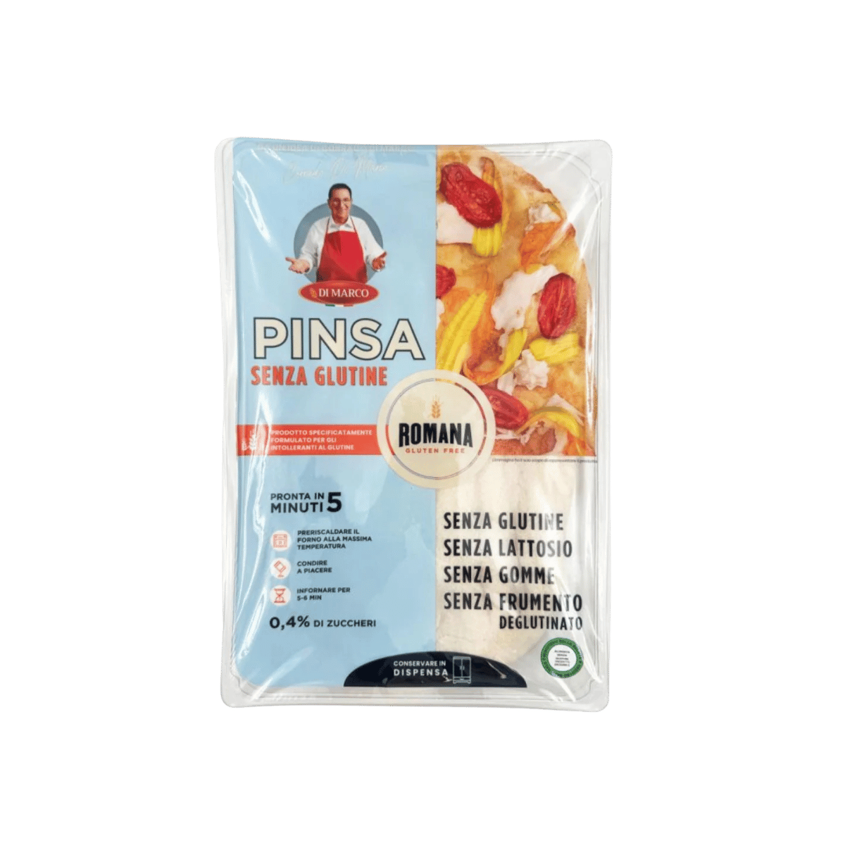 Pinsa Romana - Glutenfri - Di Marco - 250 g