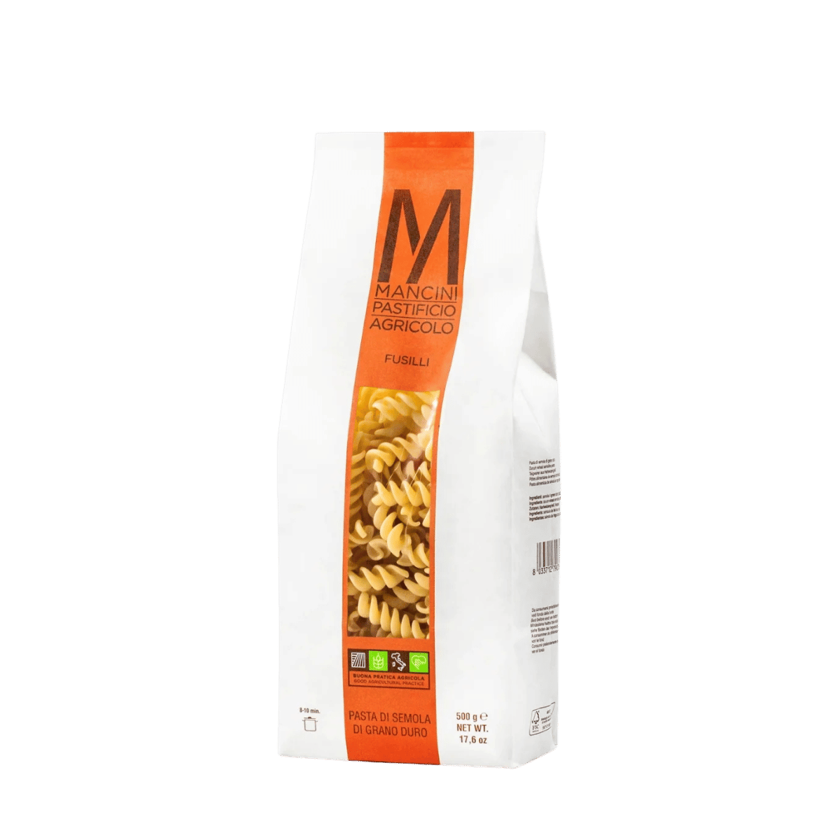 Fusilli - Mancini Pastificio Agricolo - Bronsvalsad pasta - 500 g
