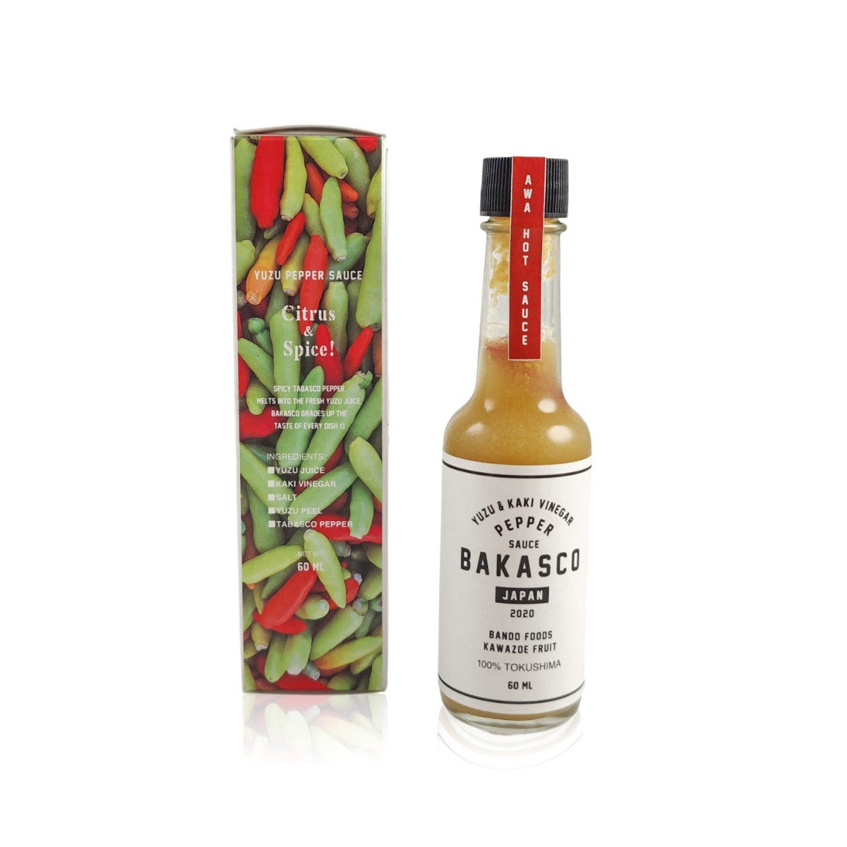 Bakasco – Japansk hot sauce med yuzu & chili – 60 ml