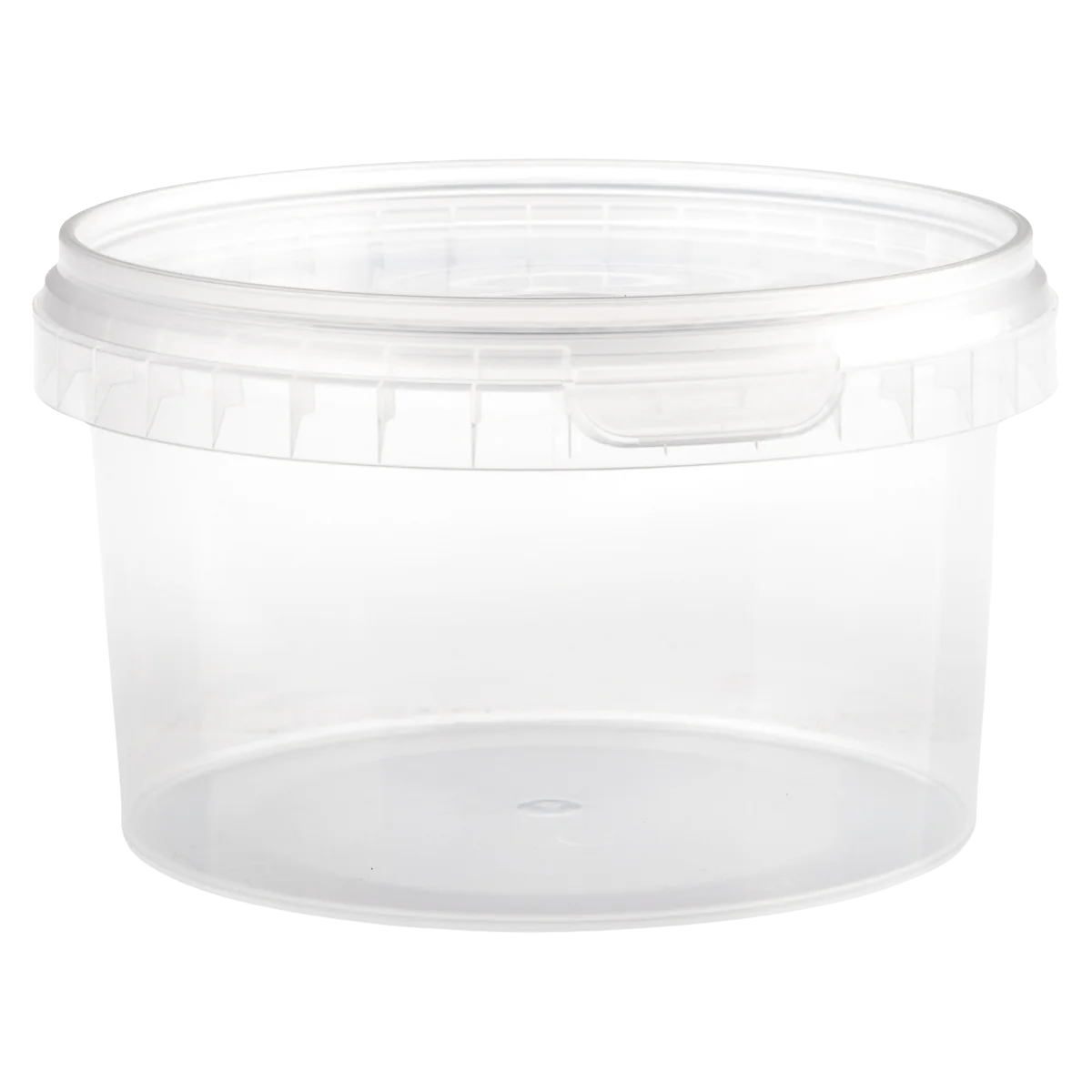 Plastburk med lock 480 ml för pizzadeg – 10-pack, transparent PP-burk för jäsning och matförvaring