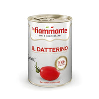 La Fiammante Datterini – små, mogna tomater med naturlig sötma och superfräsch smak. 400 g.