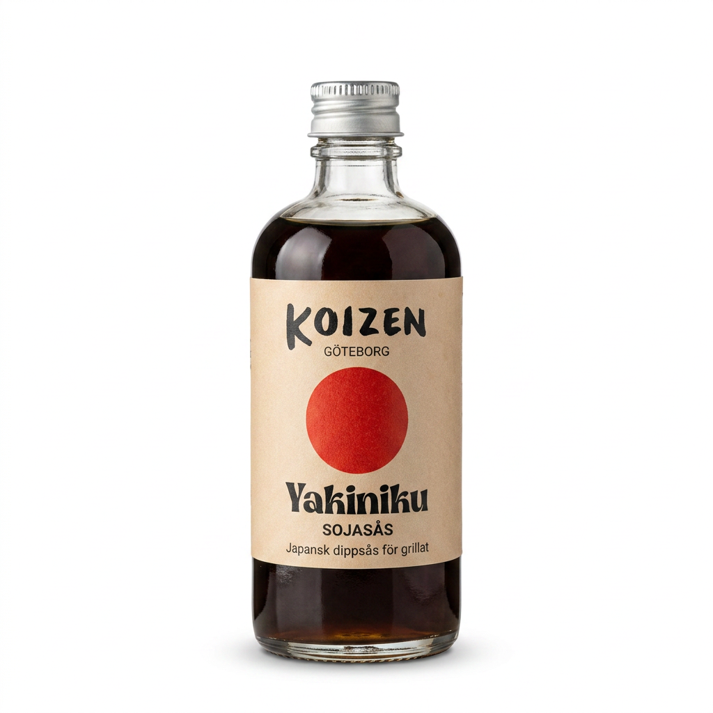 Koizen Yakiniku sojasås, 100 ml – japansk dippsås för grillat gjord i Göteborg