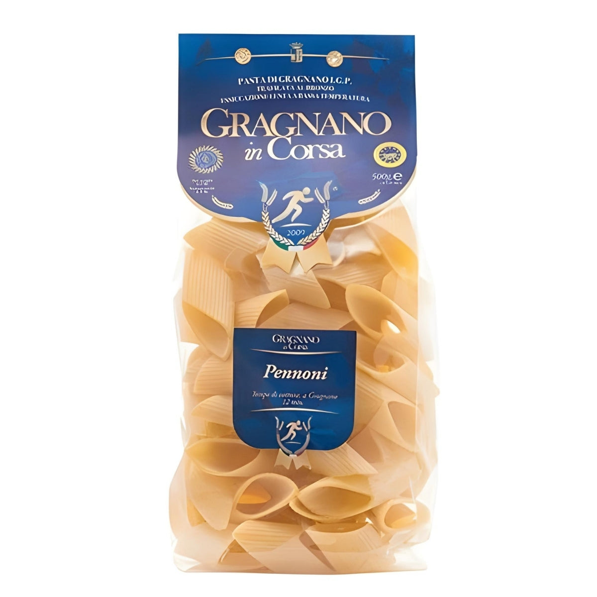 Pennoni från Gragnano – In Corsa IGP – Bronsvalsad 500 g