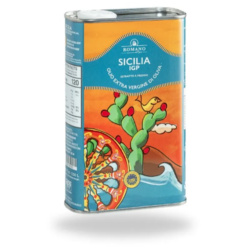 Sicilia IGP Extra Jungfru Olivolja  - 500 ml - Plåtburk