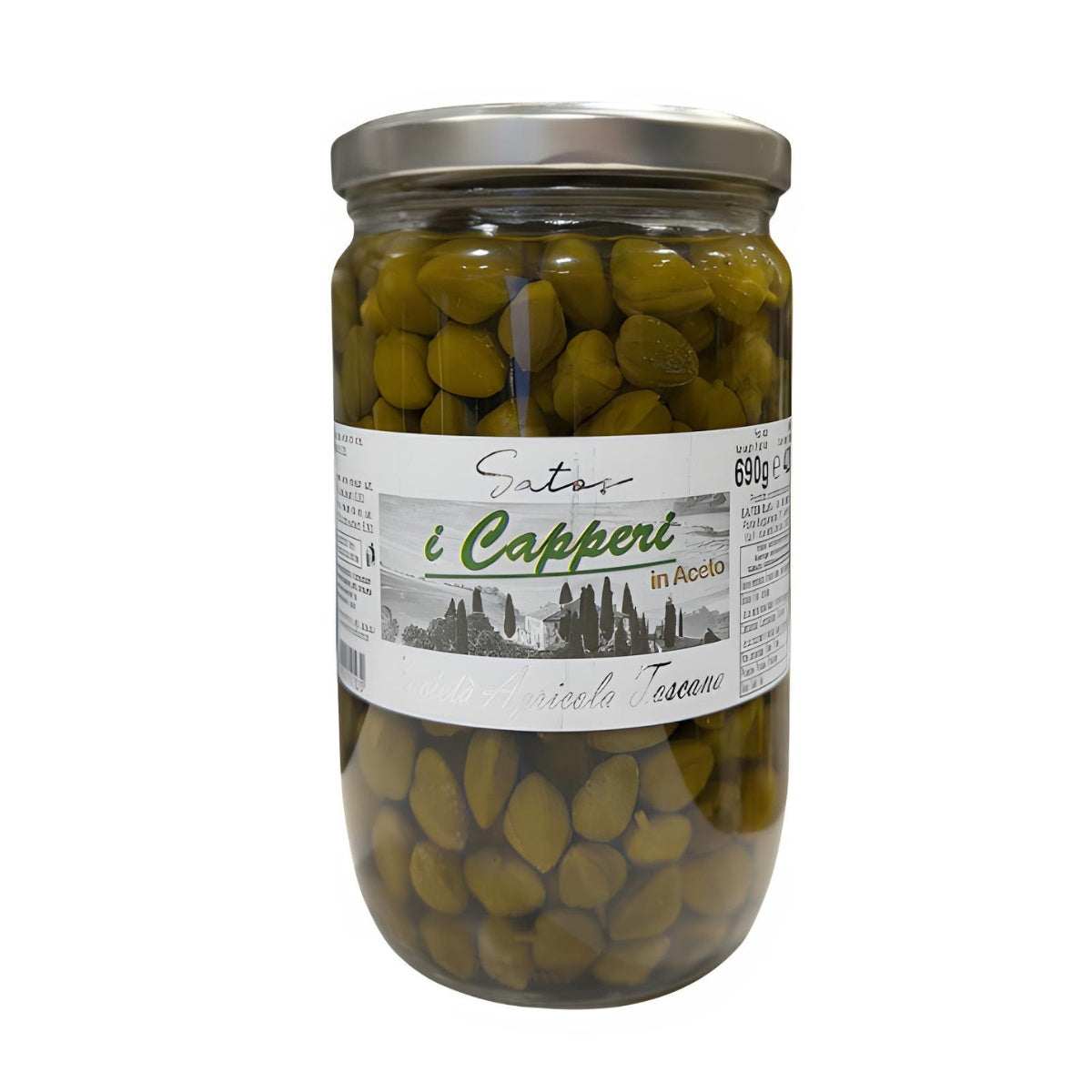 Capperi Fines - medelstor kapris i vinäger - 690 g