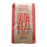 Creativa Tipo 0 vetemjöl från Molini Fagioli – 10 kg italienskt mjöl till pizza och bröd, OIRZ residuo zero