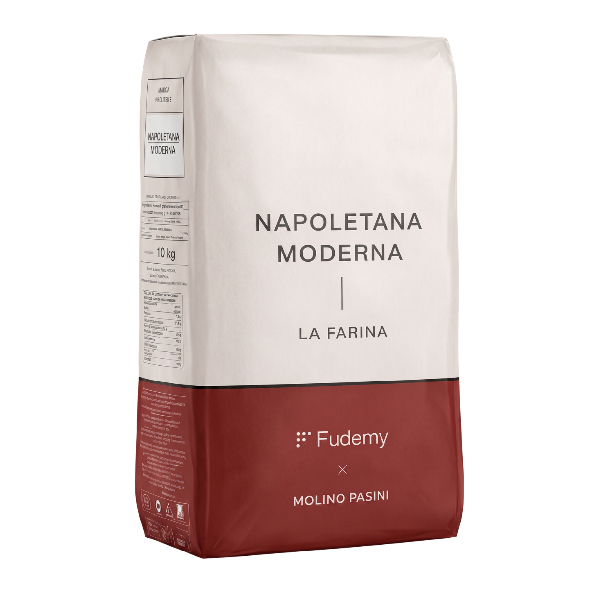 Pizzamjöl Napoletana Moderna Tipo 0 från Molino Pasini – 10 kg italienskt mjöl för modern napolitansk pizza