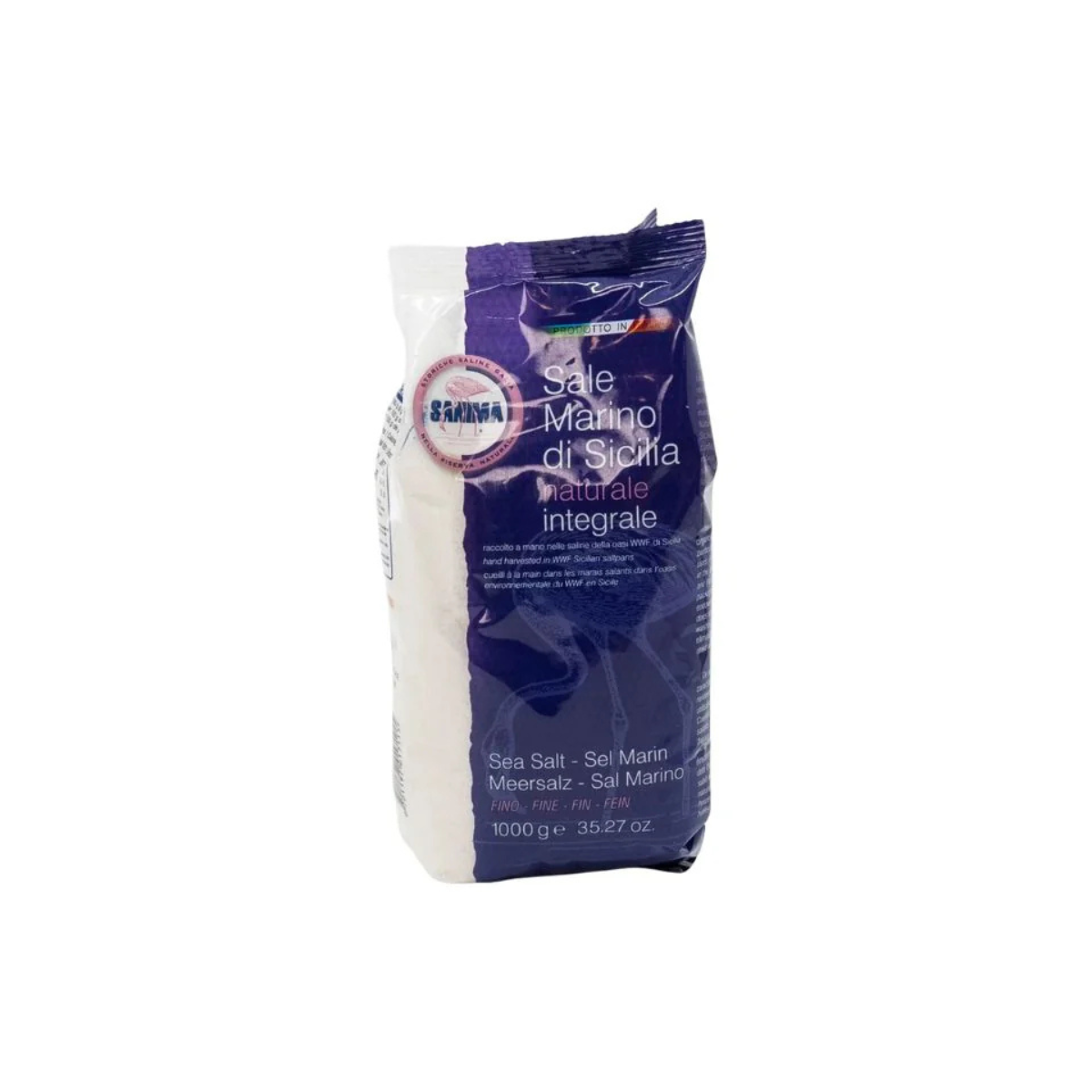 Italienskt havssalt - Sale di Trapani - 1 kg