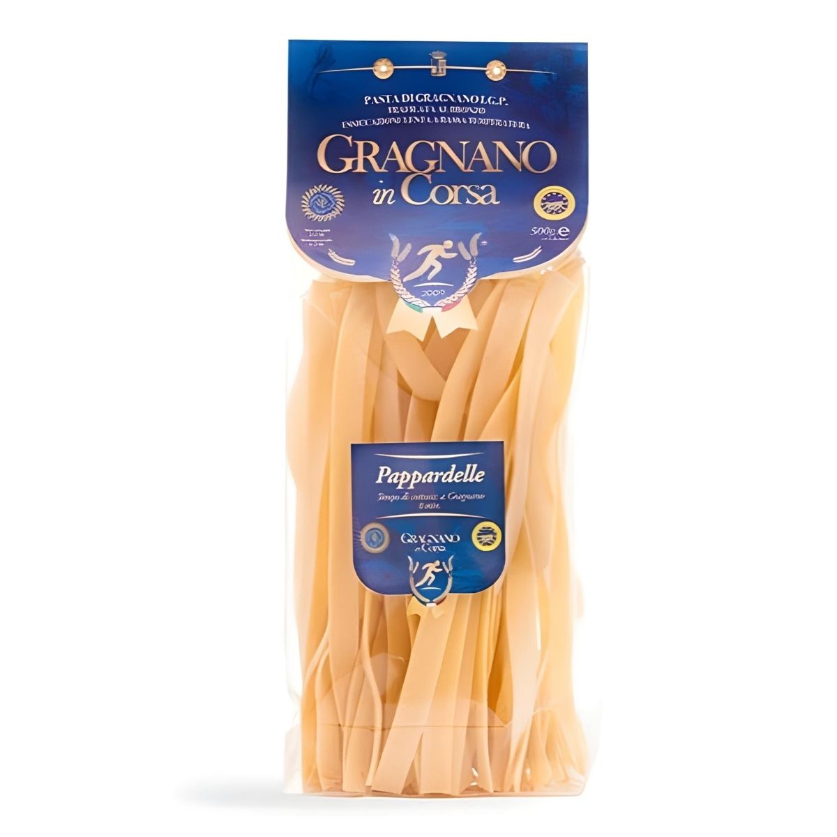 Pappardelle från Gragnano – In Corsa IGP – Bandpasta 500 g