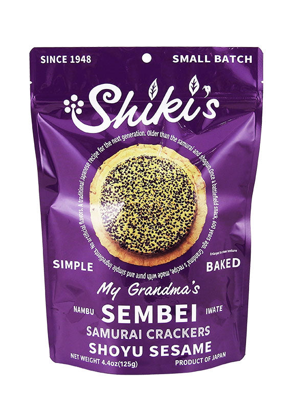 Grandma's Sembeī – krispiga japanska riskex med soja, 125 g
