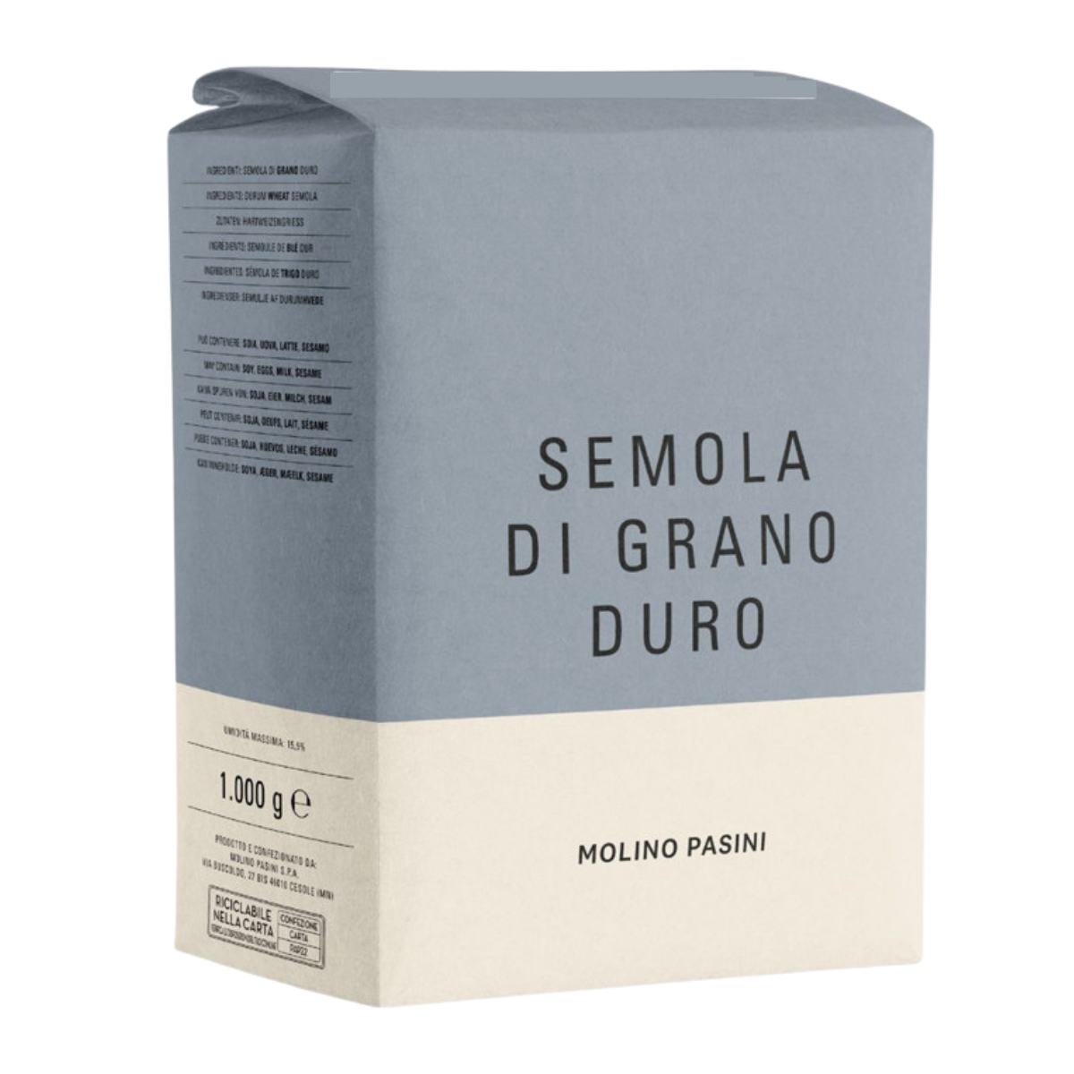 Durumvetemjöl grovmalet - Molino Pasini - 1 kg