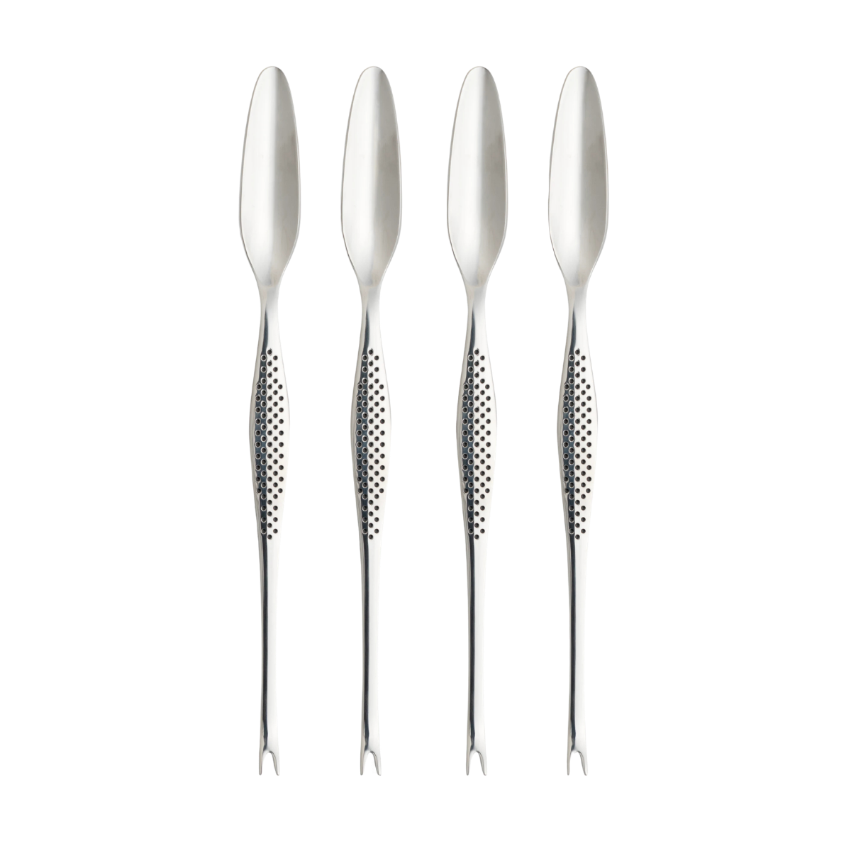 Skaldjursbestick 20 cm 4-pack från Global i rostfritt stål – till kräftor och skaldjur