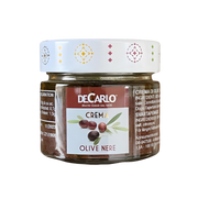 Crema di Olive Nere – Tapenade på svarta oliver från De Carlo – 130 g