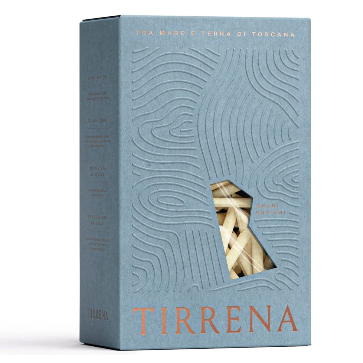 Tirrena Penne Rigate – Toscansk bronsvalsad pasta från Frescobaldi – 500 g