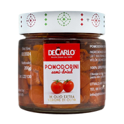 Semi-torkade körsbärstomater i olivolja – De Carlo – 200 g